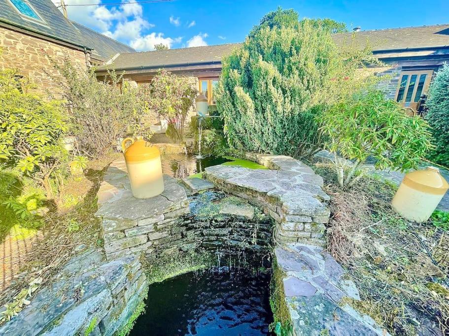 Stone Built Barn In A Beautiful Rural Setting Villa Llangwm-Isaf Exterior photo